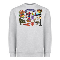 Heather Grey preview louisiana state Heavyweight Sweatshirt - BarkalooDesign