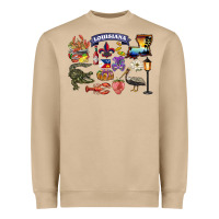 Mushroom preview louisiana state Heavyweight Sweatshirt - BarkalooDesign