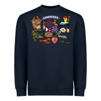 Navy preview louisiana state Heavyweight Sweatshirt - BarkalooDesign