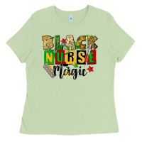 Black Nurse Magic Juneteenth Ladies Tee | Teevron