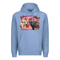 Colony Blue Valentine's day barn and black angus with charolais Premium Hoodie - RanaPortraitStore