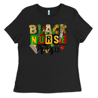 Black black nurse magic juneteenth Ladies Tee - CowGirlArtShop