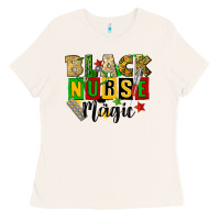 Bone black nurse magic juneteenth Ladies Tee - CowGirlArtShop