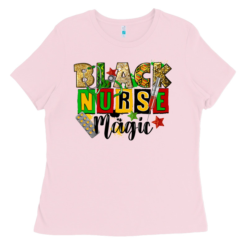 Black Nurse Magic Juneteenth Ladies Tee by CowGirlArtShop | Teevron