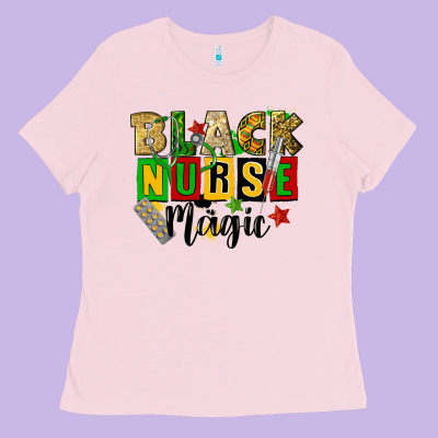 Black Nurse Magic Juneteenth Ladies Tee Designed By Cowgirlartshop