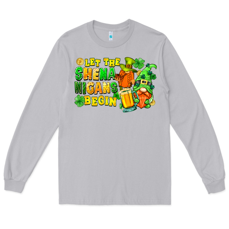 Let The Shenanigans Begin St. Patrick's Day Long Sleeve Tee by FaDigitalArtStudio | Teevron