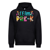 Black team pre k Urban Hoodie - JahusDesignShop
