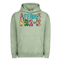 Pigment Oil Green team pre k Urban Hoodie - JahusDesignShop