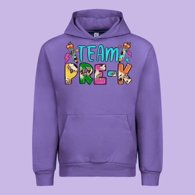Team Pre K Urban Hoodie Designed By Jahusdesignshop