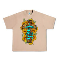 Burro faith sunflower leopard cross olivia Urban Heavy Tee - OliviaCreatesArt