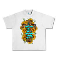 Lunar Rock faith sunflower leopard cross olivia Urban Heavy Tee - OliviaCreatesArt