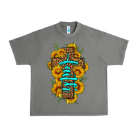 Tornado faith sunflower leopard cross olivia Urban Heavy Tee - OliviaCreatesArt