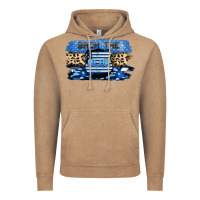Vintage Coffee Back the blue Vintage Hoodie - FaDigitalArtStudio