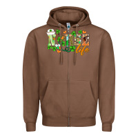 Chestnut st.patricks nurse life Zipper Hoodie - BarkalooDesign