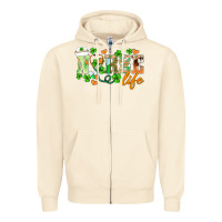 Sandshell st.patricks nurse life Zipper Hoodie - BarkalooDesign