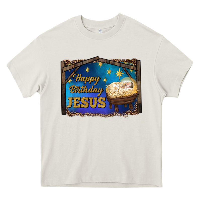 Happy Birthday Jesus Heavy Core Tee by RanaPortraitStore | Teevron