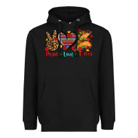 Black peace love tacos Heavyweight Hoodie - AdoDesignShop