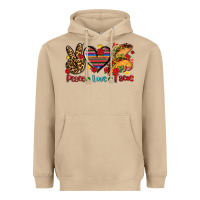 Mushroom peace love tacos Heavyweight Hoodie - AdoDesignShop