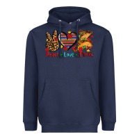Navy peace love tacos Heavyweight Hoodie - AdoDesignShop
