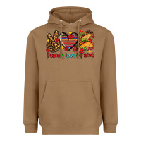 Toasted Coconut peace love tacos Heavyweight Hoodie - AdoDesignShop