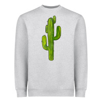 Heather Grey cactus Heavyweight Sweatshirt - BarkalooDesign