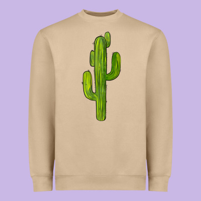 Cactus Heavyweight Sweatshirt Designed By Barkaloodesign