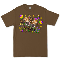 Cacao Mardi Gras Heifers Premium Tee - HowdyJamesFarm