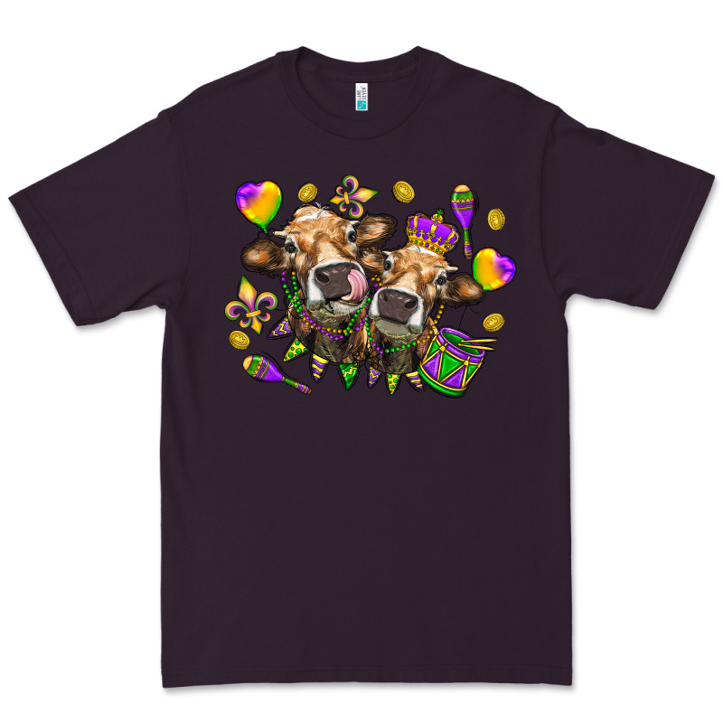 Mardi Gras Heifers Premium Tee by HowdyJamesFarm | Teevron