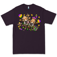 Plum Mardi Gras Heifers Premium Tee - HowdyJamesFarm
