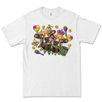 White Mardi Gras Heifers Premium Tee - HowdyJamesFarm