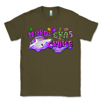 Army Green mardi gras cruise Classic Tee - CowGirlArtShop