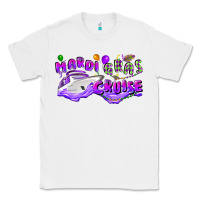 White mardi gras cruise Classic Tee - CowGirlArtShop