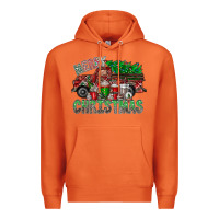 Carrot merry christmas  truck Premium Hoodie - CowhideDigitalArt