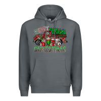 Rock merry christmas  truck Premium Hoodie - CowhideDigitalArt
