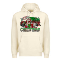 Sandshell merry christmas  truck Premium Hoodie - CowhideDigitalArt
