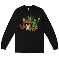 Black joy christmas with cross bbs Long Sleeve Tee - BundleAndBundleShop