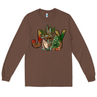 Chestnut joy christmas with cross bbs Long Sleeve Tee - BundleAndBundleShop