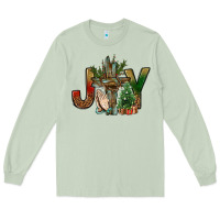 Matcha joy christmas with cross bbs Long Sleeve Tee - BundleAndBundleShop