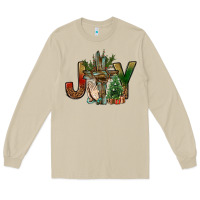 Mushroom joy christmas with cross bbs Long Sleeve Tee - BundleAndBundleShop