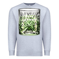 Heather Grey gin tonic Premium Sweatshirt - AdoDesignShop
