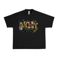 Black army mom Urban Heavy Tee - FaDigitalArtStudio