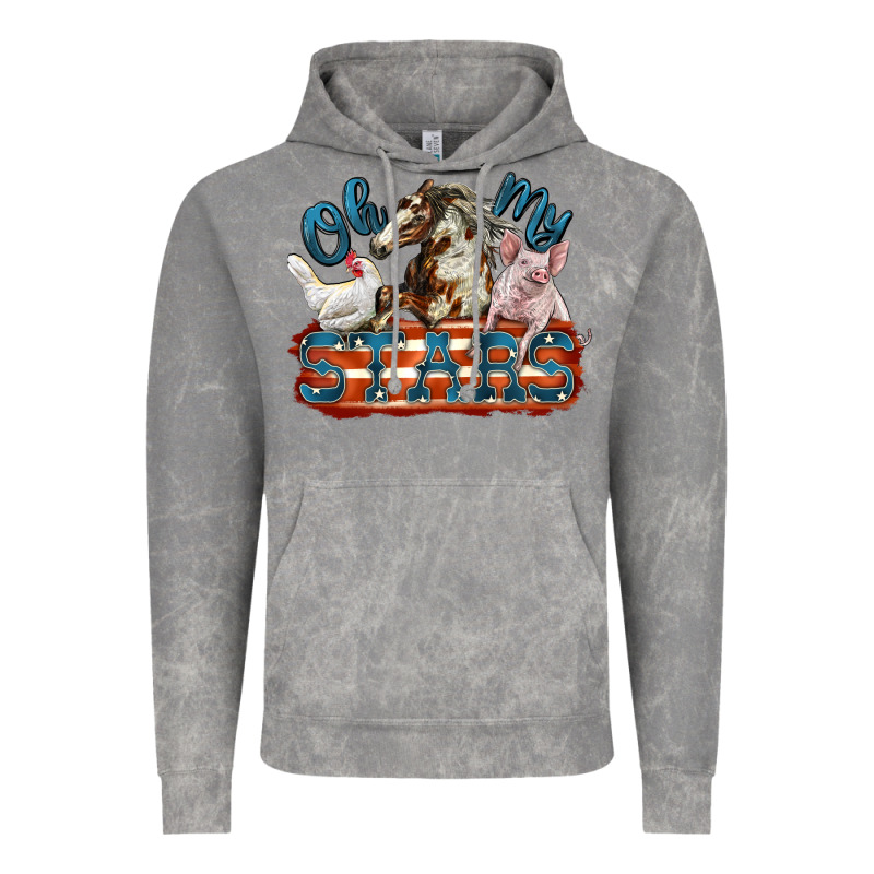 Oh My Stars Farm Animals Vintage Hoodie by FaDigitalArtStudio | Teevron