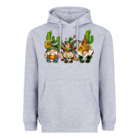 Heather Grey western gnomes with cactus Heavyweight Hoodie - AdoDesignShop