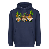 Navy western gnomes with cactus Heavyweight Hoodie - AdoDesignShop