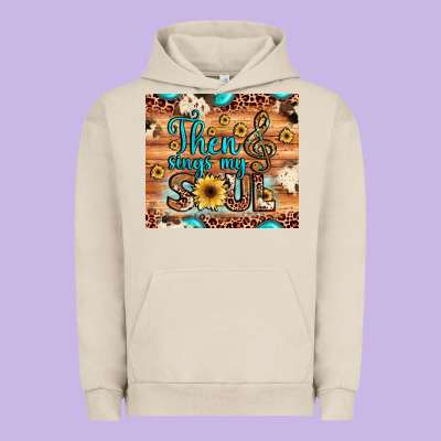 Then Sings My Soul Treble Clef Urban Hoodie Designed By Jahusdesignshop