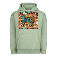 Pigment Oil Green then sings my soul treble clef Urban Hoodie - JahusDesignShop