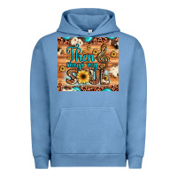 Pigment Pebble Blue then sings my soul treble clef Urban Hoodie - JahusDesignShop