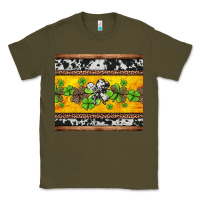 Army Green st Patricks day western shamrock Classic Tee - Jasminsmagicworld