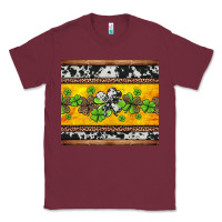 Burgundy st Patricks day western shamrock Classic Tee - Jasminsmagicworld