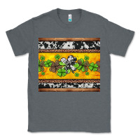 Charcoal Heather st Patricks day western shamrock Classic Tee - Jasminsmagicworld